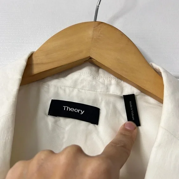 Theory Slightly Off White Blazer - Picture 13 of 14